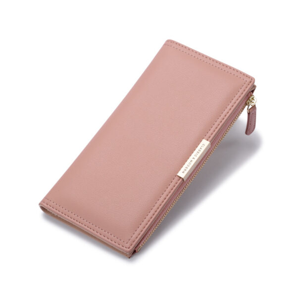 Geldbörsen Und Taschen Mode Einfarbig PU Geldbörse Universal #3010