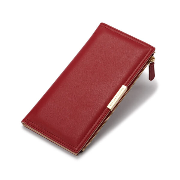 Geldbörsen Und Taschen Mode Einfarbig PU Geldbörse Universal #3010 – Bild 2